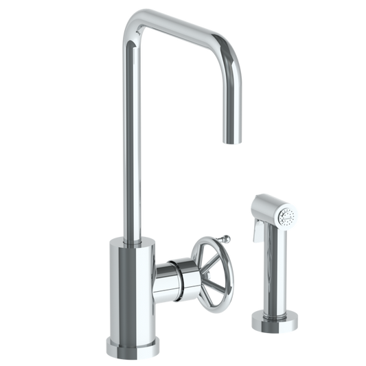 WATERMARK Brooklyn 31 Deck Mounted 2 Hole Kitchen Set - Includes Side Spray 31-7.4-BKA1 (ON SALE)