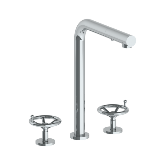 WATERMARK Brooklyn 31 3 Hole Kitchen Faucet with Pull Out Spray 31-7P1-BKA1 (ON SALE)