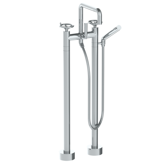 WATERMARK Brooklyn 31 Floor Standing Square Bath Set with Slim Hand Shower 31-8.26.3-BKA1 (ON SALE)