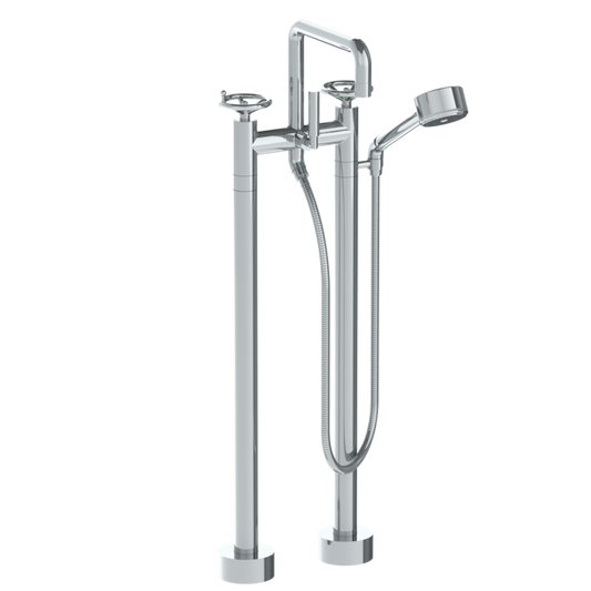 WATERMARK Brooklyn 31 Floor Standing Square Bath Set with Volume Hand Shower 31-8.26.3V-BKA1 (ON SALE)