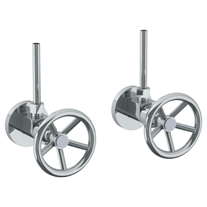 WATERMARK Brooklyn 31 Lavatory Angle Stop Kit -1/2 IPS x 3/8 OD Compression 31-MAS2-BK (ON SALE)