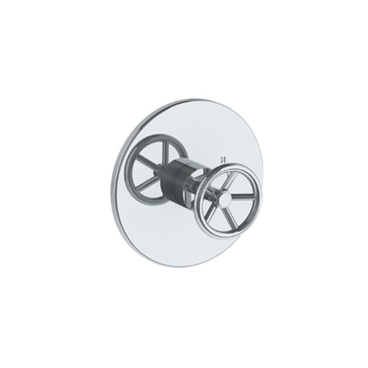 WATERMARK Brooklyn 31 Wall Mounted Pressure Balance Shower Trim, 7" dia. 31-P80-BK (ON SALE)
