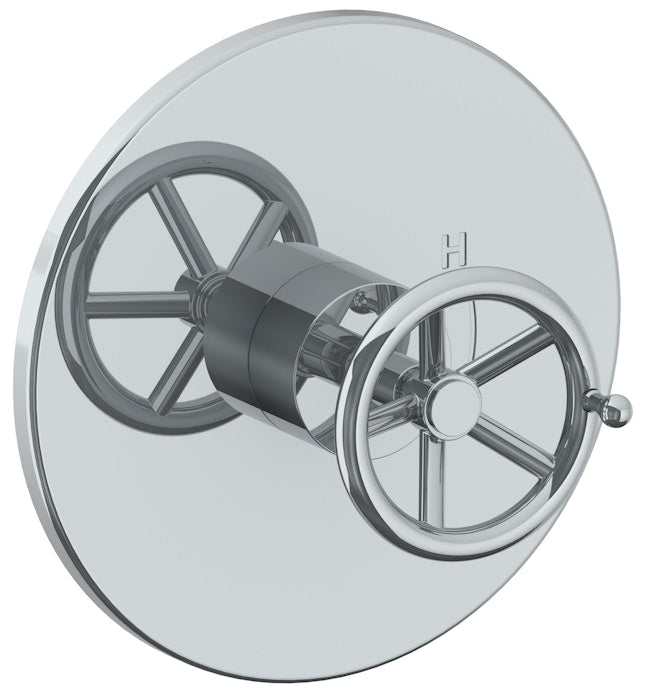 WATERMARK Brooklyn 31 Wall Mounted Pressure Balance Shower Trim, 7" dia. 31-P80-BKA1 (ON SALE)