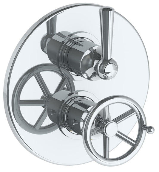 WATERMARK Brooklyn 31 Wall Mounted Thermostatic Shower Trim with built-in control, 7 1/2" dia. 31-T20-BKA1 (ON SALE)