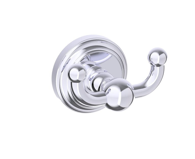Kartners Florence Double Prong Robe Hook (PLEASE CALL US FOR SPECIAL PRICING)