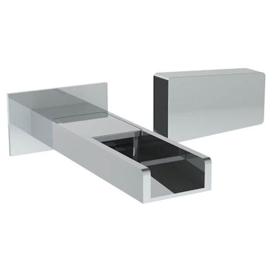 WATERMARK Edge 35 Wall Mounted 2 Hole Waterfall Lavatory Set with 7 1/8" OA Spout 35-1.2WF-ED1 (ON SALE)