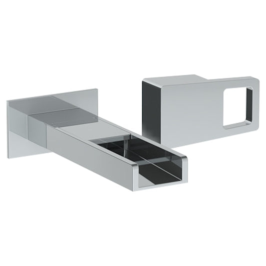 WATERMARK Edge 35 Wall Mounted 2 Hole Waterfall Lavatory Set with 7 1/8" OA Spout 35-1.2WF-ED2 (ON SALE)