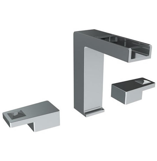 WATERMARK Edge 35 Deck Mounted 3 Hole Waterfall Lavatory Set 35-2WF-ED3 (ON SALE)