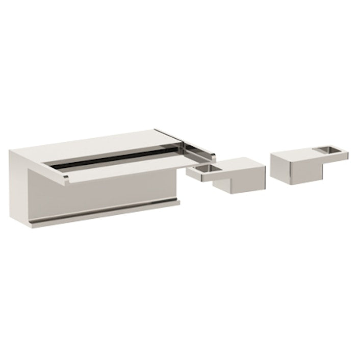 WATERMARK Edge 35 Deck Mounted 3 Hole Bath Set With Waterfall Spout 35-8WF-ED2 (ON SALE)