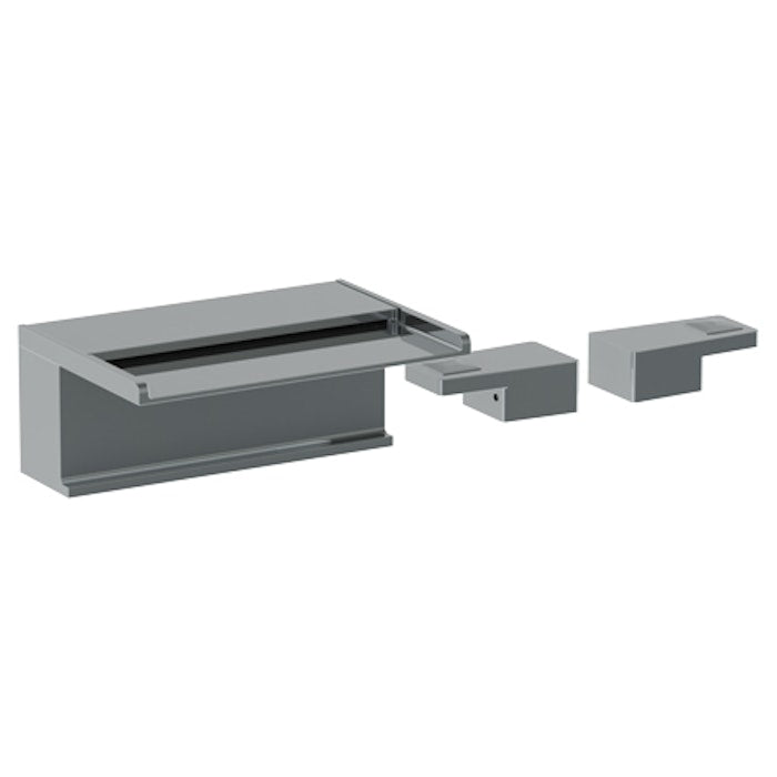 WATERMARK Edge 35 Deck Mounted 3 Hole Bath Set With Waterfall Spout 35-8WF-ED3 (ON SALE)