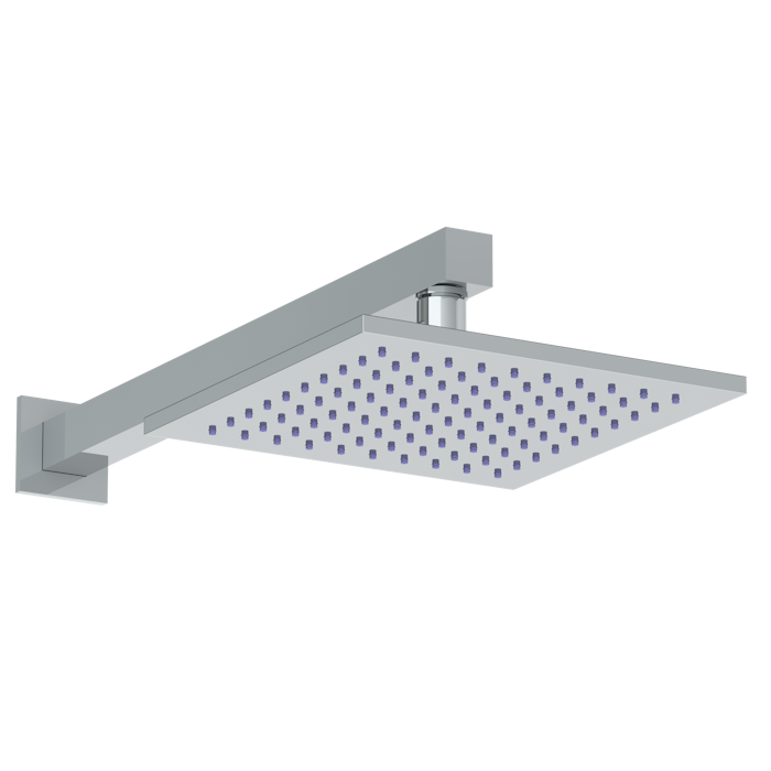 WATERMARK Edge 35 Wall Mounted Showerhead, 7-7/8" sq with 14-3/4" Arm and Flange 35-HAF (ON SALE)