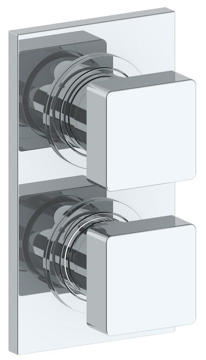 WATERMARK Edge 35 Wall Mounted Mini Thermostatic Shower Trim with built-in control, 3 1/2" X 8" 35-T25-ED4 (ON SALE)
