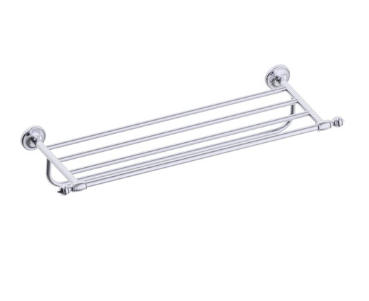 Kartners Lyon Towel Shelf w/Towel Bar 24"