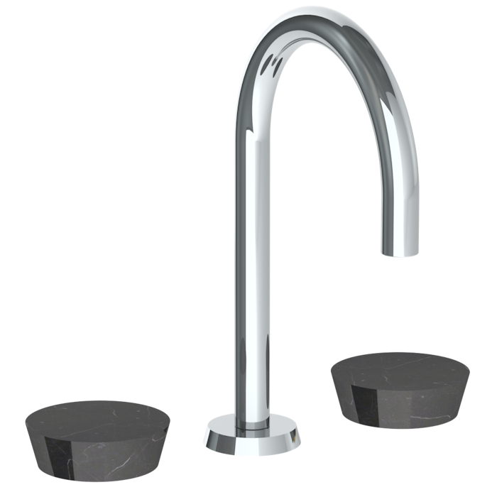 WATERMARK Zen 36 Deck Mounted 3 Hole Gooseneck Lavatory Set 36-2-NM (ON SALE)