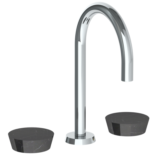 WATERMARK Zen 36 Deck Mounted 3 Hole Gooseneck Lavatory Set 36-2-NM (ON SALE)