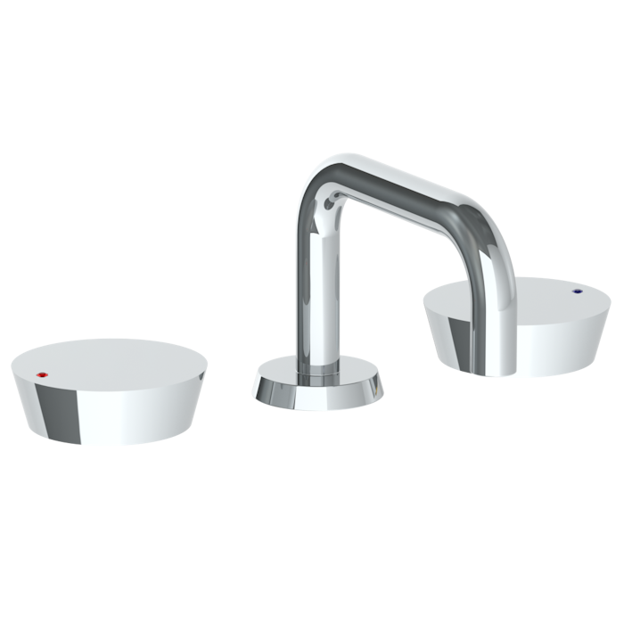 WATERMARK Zen 36 Deck Mounted 3 Hole Square Lavatory Set 36-2.17-BL1 (ON SALE)