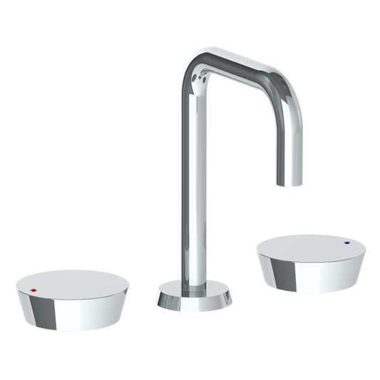 WATERMARK Zen 36 Deck Mounted 3 Hole Extended Square Spout Lavatory Set 36-2.18-BL1 (ON SALE)