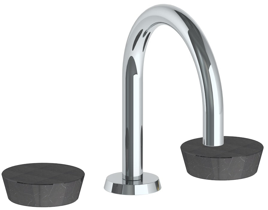 WATERMARK Zen 36 Deck Mounted 3 Hole Gooseneck Lavatory Set with short spout 36-2S-IW (ON SALE)