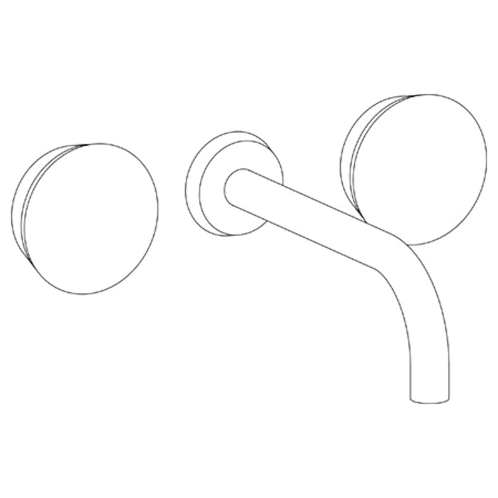 WATERMARK Zen 36 Wall Mounted 3 Hole Lavatory Set with 8 3/4" spout 36-2.2M-IW (ON SALE)