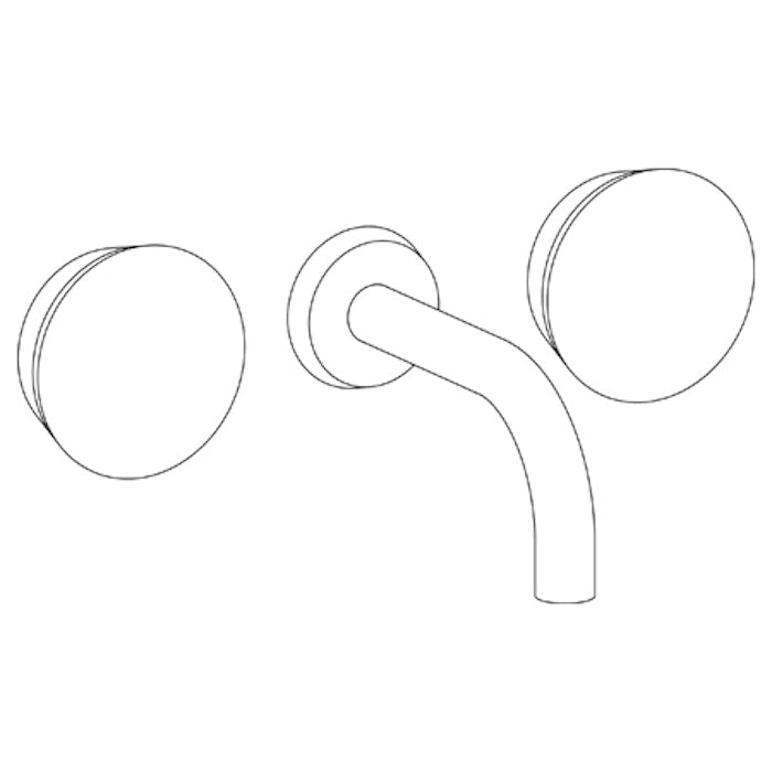 WATERMARK Zen 36 Wall Mounted 3 Hole Lavatory Set with 6" spout 36-2.2S-WM (ON SALE)