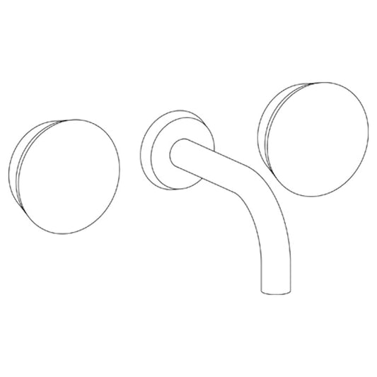 WATERMARK Zen 36 Wall Mounted 3 Hole Lavatory Set with 6" spout 36-2.2S-HL (ON SALE)