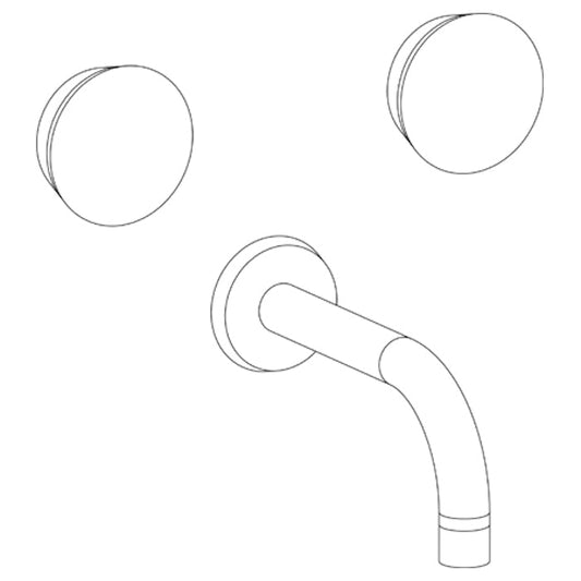 WATERMARK Zen 36 Wall Mounted 3 hole Bath Set 36-5-CM (ON SALE)