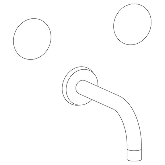 WATERMARK Zen 36 Wall Mounted 3 hole Bath Set 36-5-HL (ON SALE)