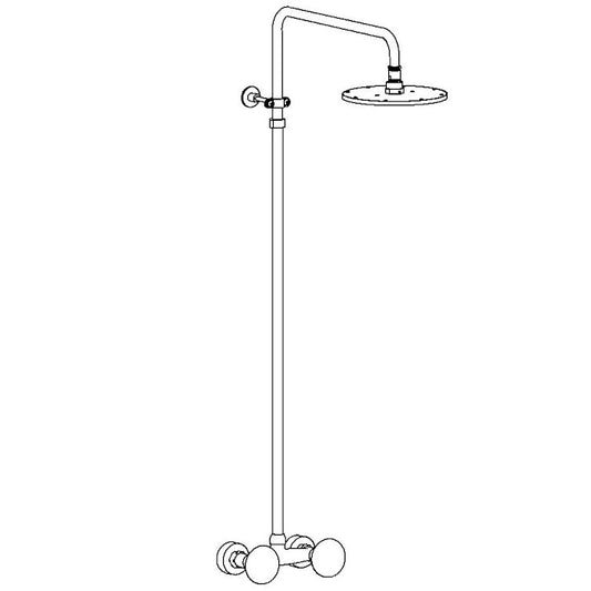 WATERMARK Zen 36 Wall Mounted Exposed Shower 36-6.1-WM (ON SALE)