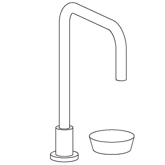 WATERMARK Zen 36 Deck Mounted 2 Hole Square Top Kitchen Faucet 36-7.1.3-IW (ON SALE)