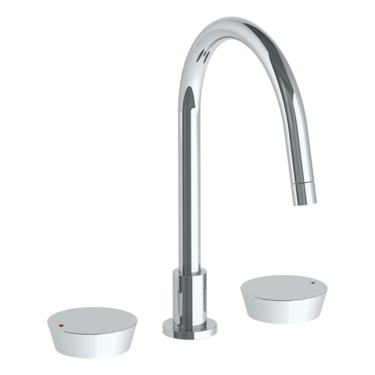 WATERMARK Zen 36 Deck Mounted 3 Hole Gooseneck Kitchen Faucet 36-7G-BL1 (ON SALE)