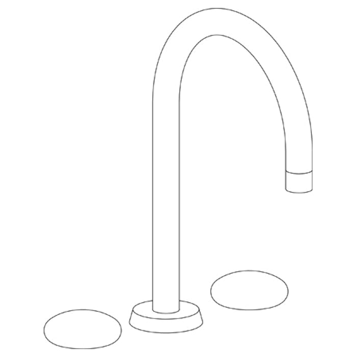WATERMARK Zen 36 Deck Mounted 3 hole Gooseneck Bath set 36-8-HD (ON SALE)
