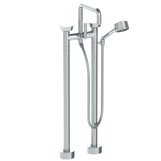 WATERMARK Zen 36 Floor Standing Square Bath set with Volume Hand Shower 36-8.26.3V-BL1 (ON SALE)