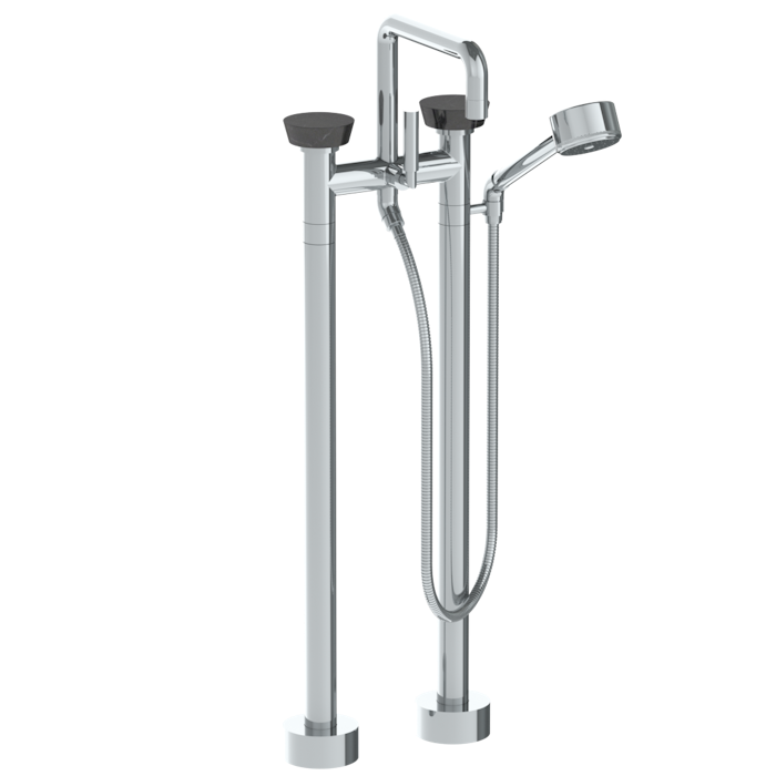 WATERMARK Zen 36 Floor Standing Square Bath set with Volume Hand Shower 36-8.26.3V-NM (ON SALE)