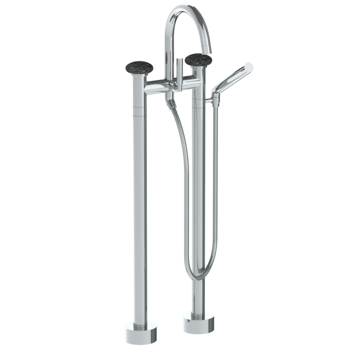 WATERMARK Zen 36 Floor Standing Gooseneck Bath Set with Slim Hand Shower 36-8.3-MM (ON SALE)