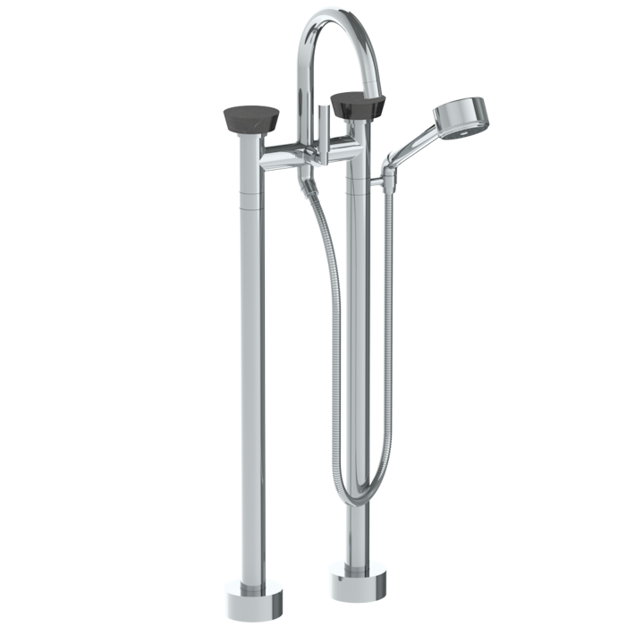 WATERMARK Zen 36 Floor Standing Gooseneck Bath Set with Volume Hand Shower 36-8.3V-NM (ON SALE)