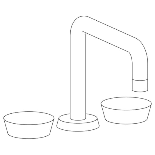 WATERMARK Zen 36 Deck Mounted 3 hole Square Bath set 36-8.26-CM (ON SALE)