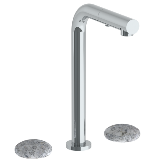 WATERMARK Zen 36 Deck Mounted 3 Hole Square Top Prep Faucet with Pull Out Spray 36-9P3-WM (ON SALE)