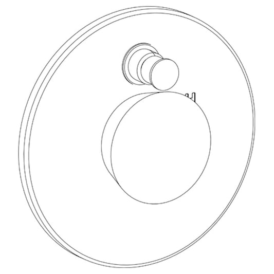 WATERMARK Zen 36 Wall Mounted Pressure Balance Shower Trim with Diverter, 7" dia. 36-P90-IW (ON SALE)