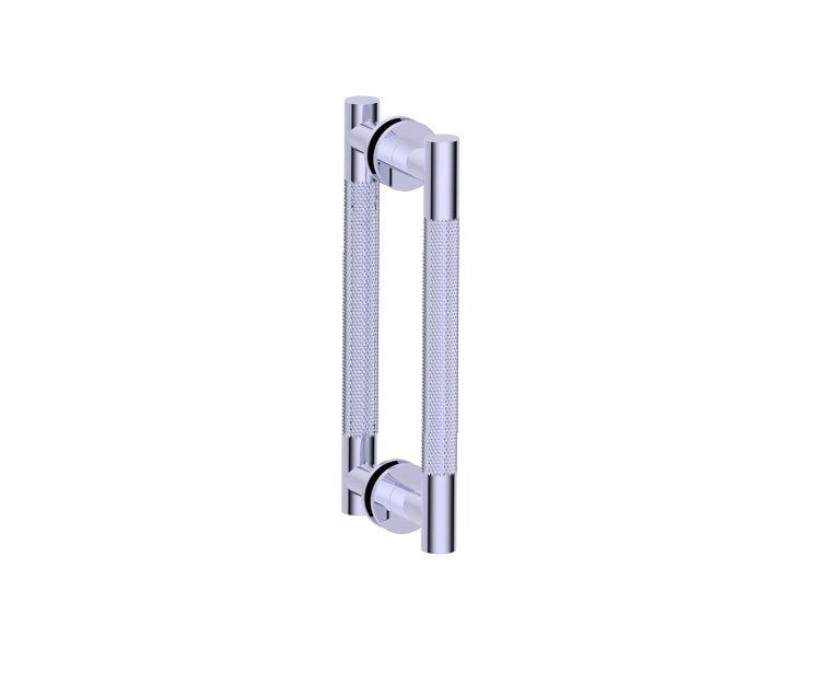 Kartners Circo Knurled Double Shower Door Handles (PLEASE CALL US FOR SPECIAL PRICING)