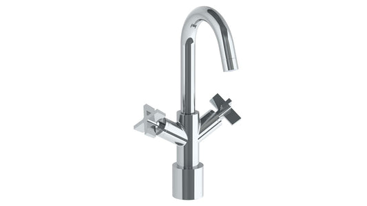 WATERMARK Blue 37 Deck Mounted 2 Handle Extended Monoblock Lavatory Mixer 37-1X-BL3 (ON SALE)