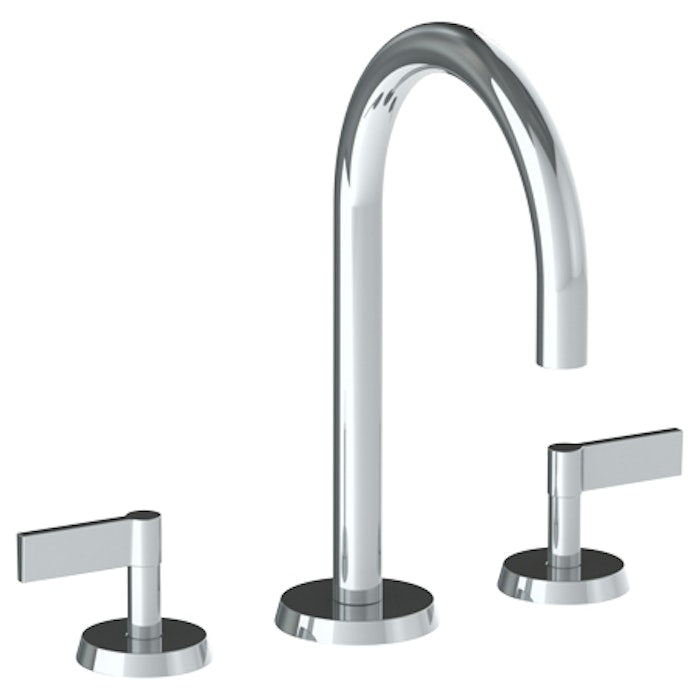 WATERMARK Blue 37 Deck Mounted 3 Hole Gooseneck Lavatory Set 37-2-BL2 (ON SALE)