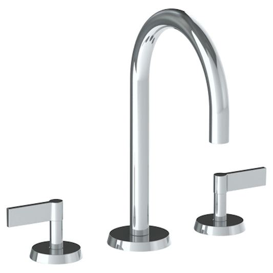 WATERMARK Blue 37 Deck Mounted 3 Hole Gooseneck Lavatory Set 37-2-BL2 (ON SALE)