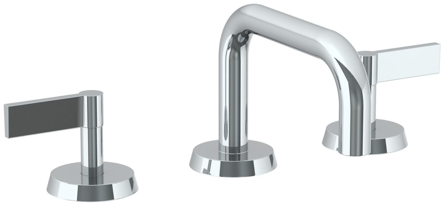 WATERMARK Blue 37 Deck Mounted 3 Hole Lav Square Lavatory Set 37-2.17-BL2 (ON SALE)