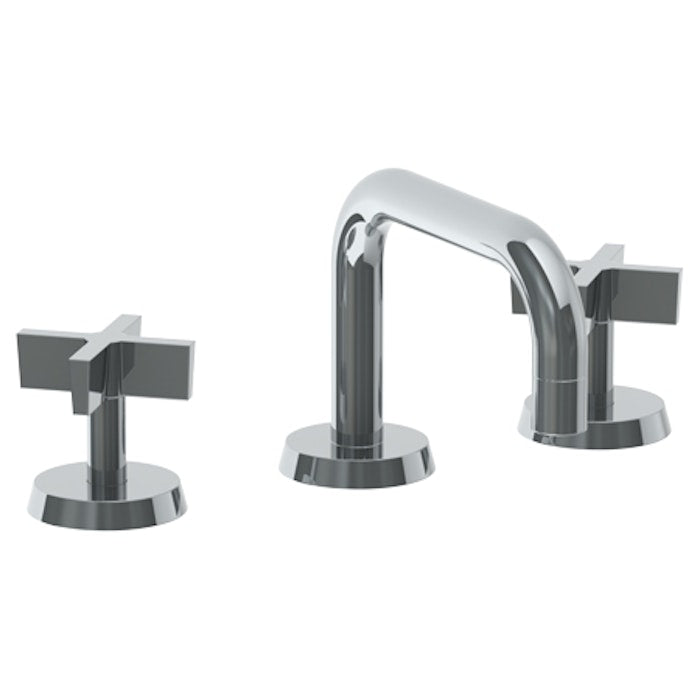 WATERMARK Blue 37 Deck Mounted 3 Hole Lav Square Lavatory Set 37-2.17-BL3 (ON SALE)