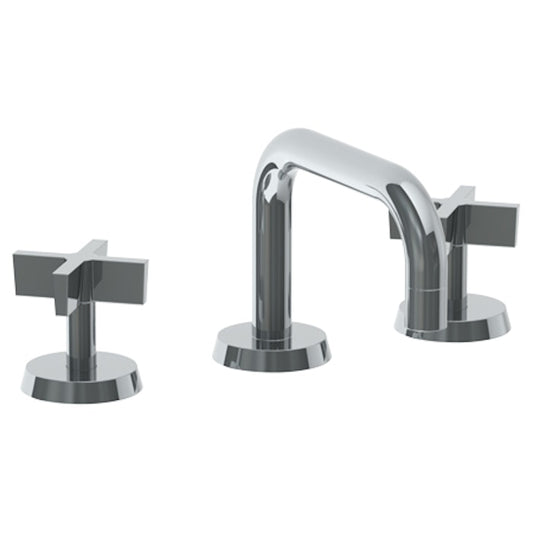 WATERMARK Blue 37 Deck Mounted 3 Hole Lav Square Lavatory Set 37-2.17-BL3 (ON SALE)