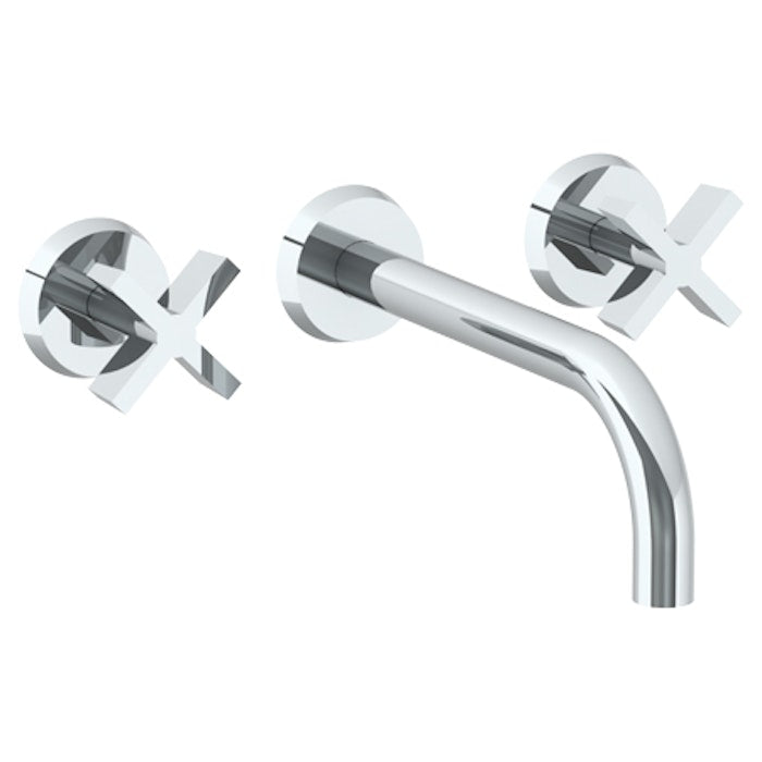 WATERMARK Blue 37 Wall Mounted 3 Hole Lavatory Set with 8 3/4" spout 37-2.2M-BL3 (ON SALE)