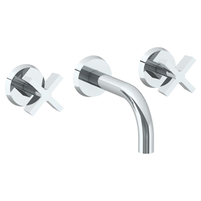 WATERMARK Blue 37 Wall Mounted 3 Hole Lavatory Set with 6" spout 37-2.2S-BL3 (ON SALE)