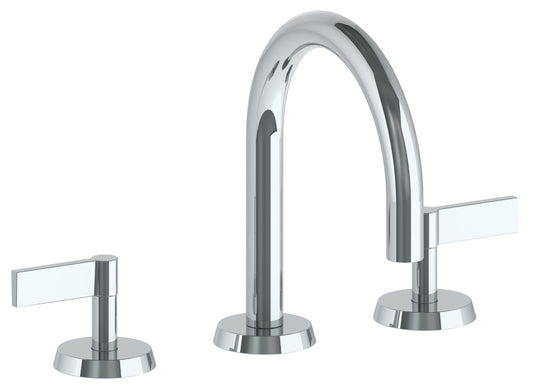 WATERMARK Blue 37 Deck Mounted 3 Hole Gooseneck Spout Lavatory Set 37-2S-BL2 (ON SALE)