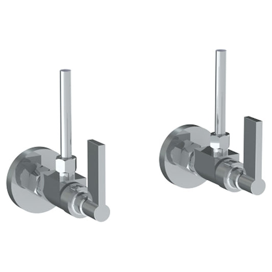 WATERMARK Blue 37 Lavatory Angle Stop Kit -1/2 Compression x 3/8 OD Compression 37-MAS1-BL2 (ON SALE)