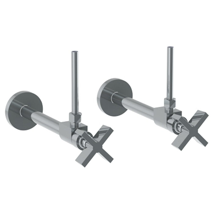 WATERMARK Blue 37 Lavatory Angle Stop Kit -1/2 Sweat x 3/8 OD Compression 37-MAS3-BL3 (ON SALE)